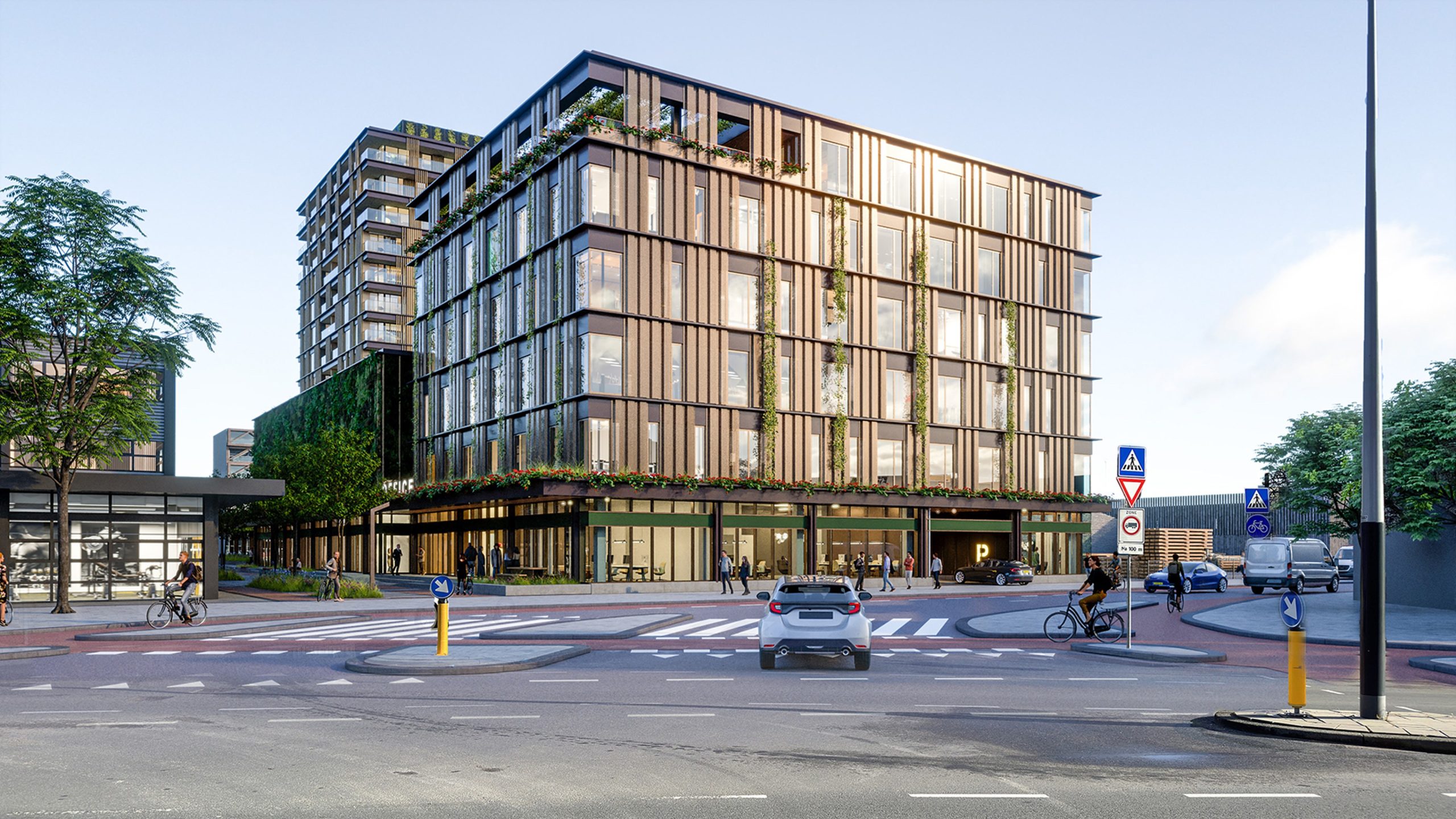Dear North Amsterdam horizontaal en verticaal leidingsysteem door FvdM Montage